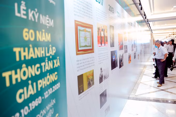 Lễ kỷ niệm 60 năm Ngày thành lập Thông tấn xã Giải phóng và đón nhận danh hiệu Anh hùng Lực lượng vũ trang nhân dân ảnh 3