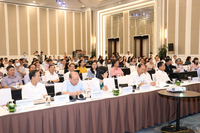 Các đại biểu tham dự Hội thảo. Ảnh: TTXVN Hệ thống chính sách xã hội hướng đến toàn dân ảnh 2