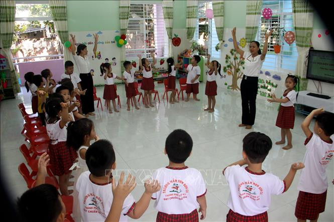 Chính sách phát triển giáo dục mầm non, kiên cố hóa trường lớp học ảnh 1 Chính sách phát triển giáo dục mầm non, kiên cố hóa trường lớp học ảnh 1