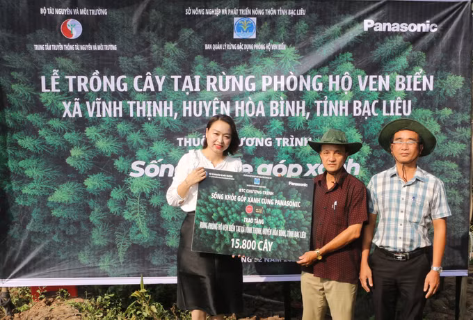 Phát động trồng rừng ven biển Bạc Liêu ảnh 1