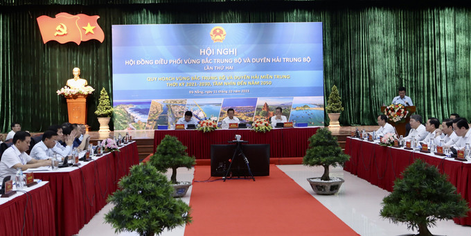 Quang cảnh Hội nghị. Ảnh: Trần Lê Lâm - TTXVN Phó Thủ tướng Trần Hồng Hà chủ trì Hội nghị Hội đồng điều phối vùng Bắc Trung bộ và Duyên hải Trung bộ lần thứ hai ảnh 2