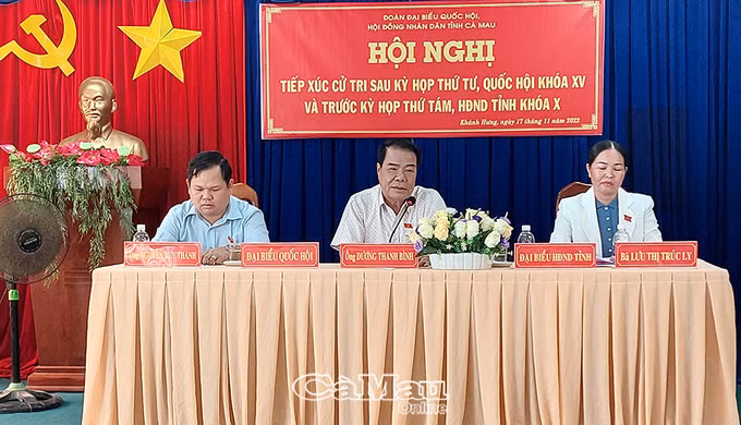 Cử tri Cà Mau kiến nghị hỗ trợ đất ở, đất sản xuất cho đồng bào dân tộc thiểu số ảnh 1