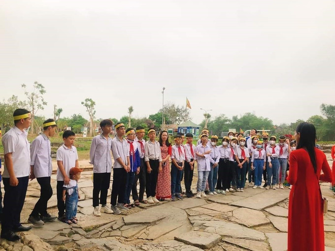 Độc đáo Chương trình giáo dục “Thành Nhà Hồ - Di sản cho mai sau” ảnh 2 Độc đáo Chương trình giáo dục “Thành Nhà Hồ - Di sản cho mai sau” ảnh 2