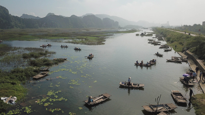 Khu bảo tồn thiên nhiên đất ngập nước Vân Long. Ảnh: Thùy Dung - TTXVN Ninh Bình: Phát triển du lịch gắn với bảo tồn hệ sinh thái và bảo vệ môi trường ảnh 2