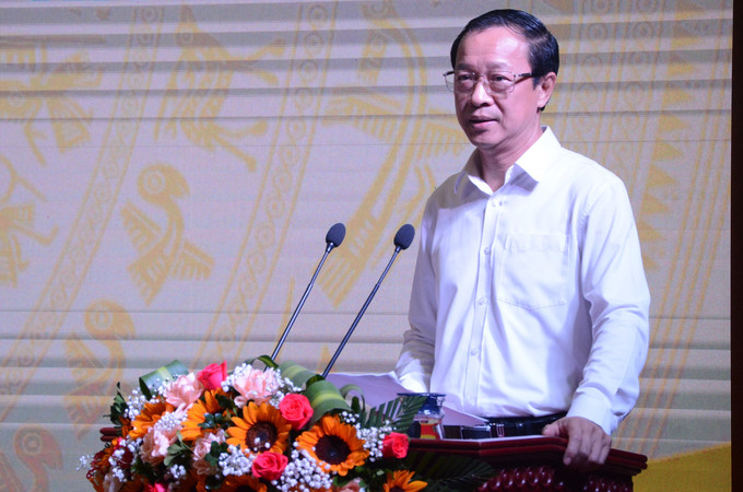 Thứ trưởng Bộ Giáo dục và Đào tạo Pham Ngọc Thưởng phát biểu. Ảnh: Văn Dũng - TTXVN Chuẩn bị các điều kiện tốt nhất cho Kỳ thi tốt nghiệp Trung học Phổ thông năm 2023 ảnh 2