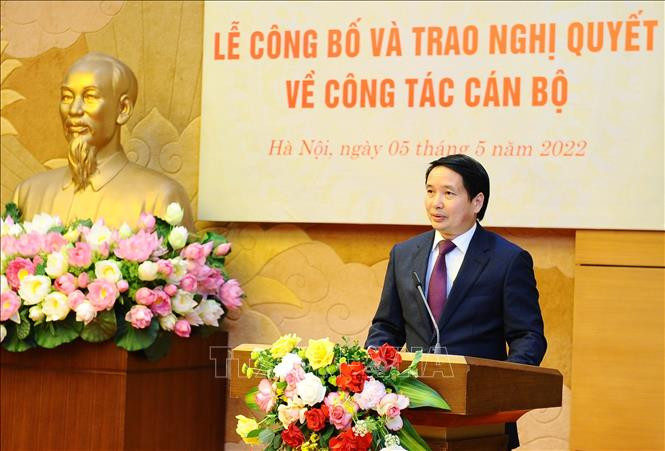 Đồng chí Phạm Thái Hà, Phó Chủ nhiệm Văn phòng Quốc hội, Trợ lý Chủ tịch Quốc hội phát biểu. Ảnh: Minh Đức – TTXVN Ông Phạm Thái Hà giữ chức Phó Chủ nhiệm Văn phòng Quốc hội ảnh 3