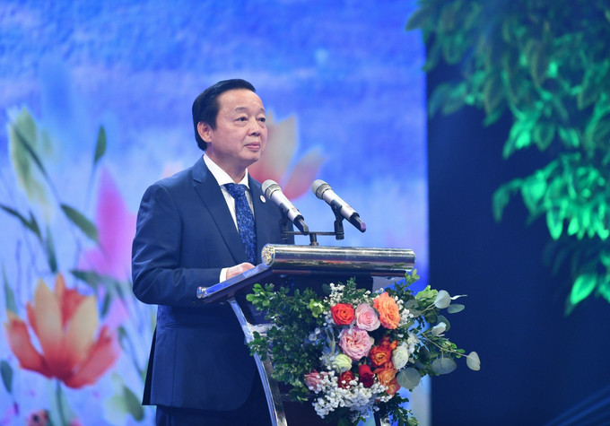 Phó Thủ tướng Chính phủ Trần Hồng Hà phát biểu. Ảnh: TTXVN Phó Thủ tướng Trần Hồng Hà: Giáo dục là nơi xác lập những giá trị căn cốt cho mỗi người ảnh 1