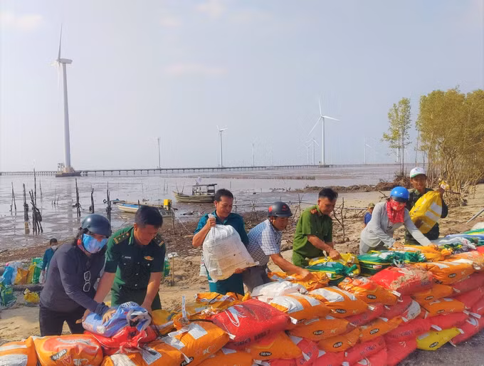 Bạc Liêu khẩn trương khắc phục sạt lở đoạn đầu tuyến đê biển Đông ảnh 3