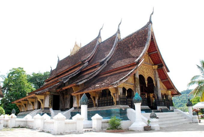 Chùa cổ, một trong những nét tạo nên sự quyến rũ đến mê hoặc của Luang Prabang. Ảnh: Phạm Kiên – Phóng viên TTXVN tại Lào Luang Prabang - Điểm đến hấp dẫn thế giới của Lào ảnh 1