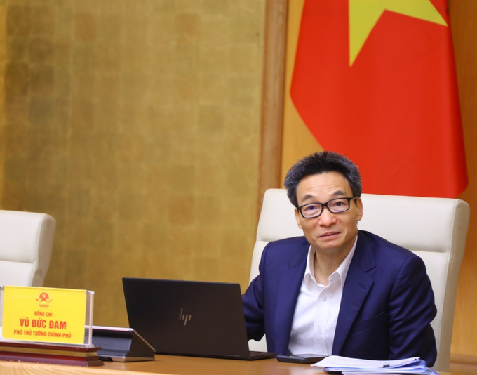 Phó Thủ tướng Vũ Đức Đam phát biểu chỉ đạo. Ảnh: Văn Điệp - TTXVN Phó Thủ tướng Vũ Đức Đam: Làm mới mô hình bảo vệ và hướng dẫn thực hiện quyền trẻ em ảnh 1