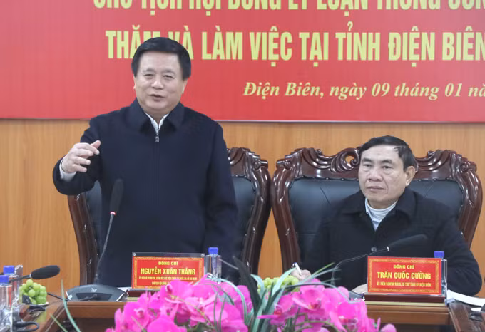 Ủy viên Bộ Chính trị Nguyễn Xuân Thắng thăm, làm việc tại tỉnh Điện Biên ảnh 1