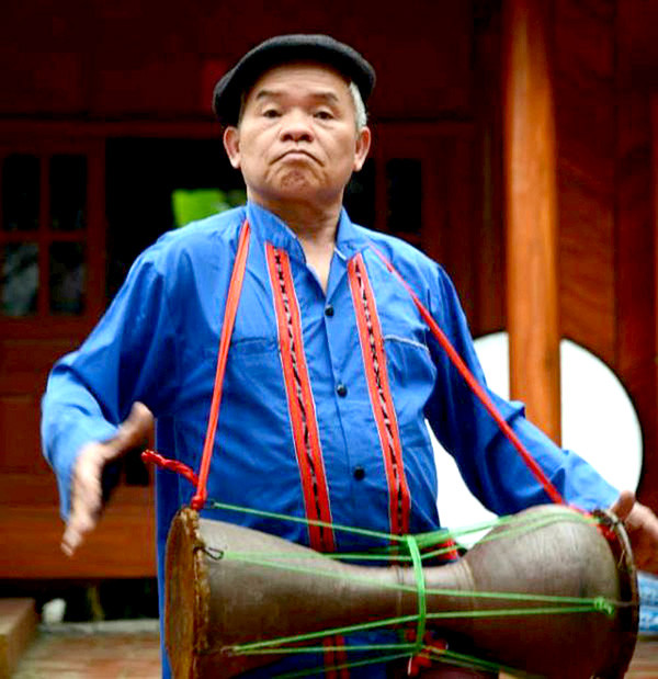 Trống sành là một nhạc cụ quý của dân tộc Cao Lan Trống sành - nhạc cụ độc đáo của người Cao Lan ảnh 1