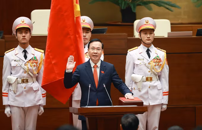 Chủ tịch nước Võ Văn Thưởng phát biểu nhậm chức ảnh 1