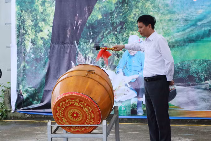 Đặc sắc lễ hội Háu Đoong của người Giáy ở Lai Châu ảnh 1