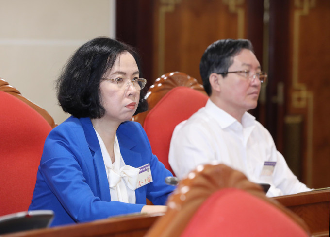 Đại biểu khách mời dự hội nghị. Ảnh: Phương Hoa - TTXVN Tổng Bí thư Nguyễn Phú Trọng: Phát triển kinh tế vùng Tây Nguyên nhanh, bền vững hơn ảnh 7