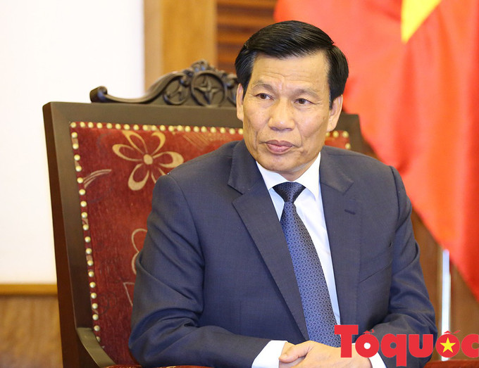 Bộ trưởng Bộ Văn hóa, Thể thao và Du lịch Nguyễn Ngọc Thiện. Ảnh: toquoc.vn Đại hội XIII của Đảng: Lan tỏa hiệu quả vẻ đẹp bản sắc văn hóa của giang sơn, gấm vóc Việt Nam ảnh 1