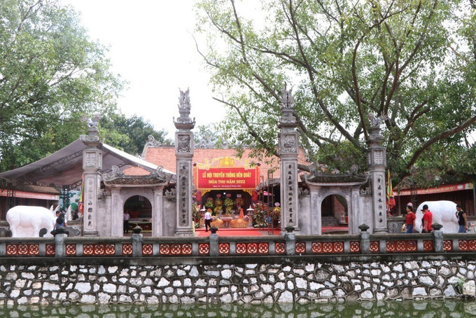 Quang cảnh Đền Quát. Ảnh: Mạnh Minh - TTXVN Khai hội truyền thống Đền Quát mùa thu năm 2022 ảnh 1