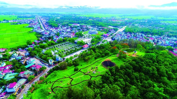 Lòng chảo Mường Thanh (Điện Biên) nhìn từ trên cao. Ảnh: Phan Tuấn Anh - DTMN Phê duyệt nhiệm vụ lập quy hoạch tỉnh Điện Biên thời kỳ 2021-2030 ảnh 1