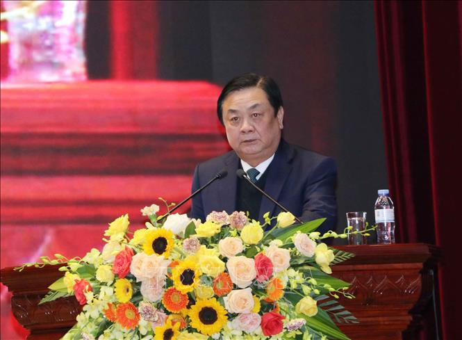 Bộ trưởng Bộ Nông nghiệp và Phát triển nông thôn Lê Minh Hoan kết luận Hội nghị. Ảnh: Đinh Thùy-TTXVN Đánh giá tiềm năng phát triển kinh tế dưới tán rừng vùng Trung du và miền núi phía Bắc ảnh 5