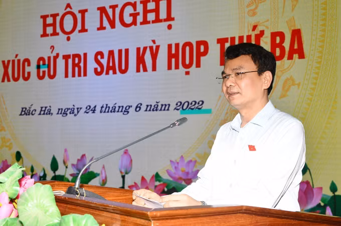 Cử tri Lào Cai kiến nghị tháo gỡ khó khăn, vướng mắc trong phát triển kinh tế - xã hội địa phương ảnh 1
