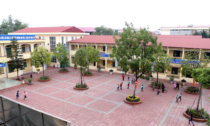 Trường tiểu học xã Song Phượng, huyện Đan Phượng (Hà Nội) được đầu tư xây dựng theo tiêu chí nông thôn mới. Nông thôn Hà Nội khởi sắc từ xây dựng nông thôn mới ảnh 2