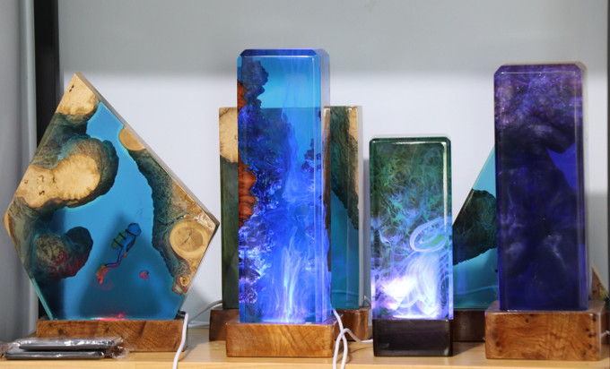 Nghệ thuật Wood Resin của chàng trai phố núi ảnh 4 Nghệ thuật Wood Resin của chàng trai phố núi ảnh 4