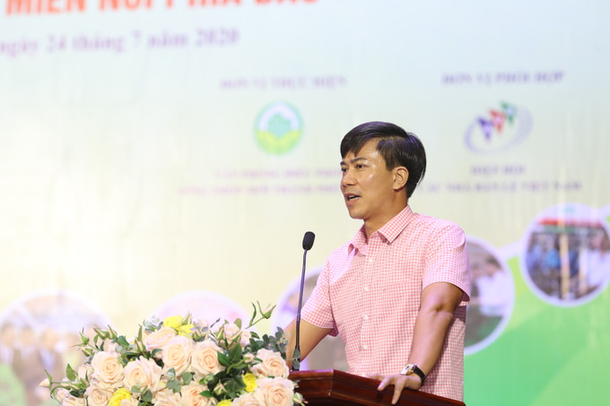 Ông Đỗ Hoàng Thạch, Giám đốc Công ty cổ phần xúc tiến thương mại nông nghiệp Việt Nam cho rằng, hội thảo là dịp để doanh nghiệp gặp gỡ nhiều chủ thể, tìm kiếm cơ hội hợp tác tiêu thụ sản phẩm... Hội thảo Hà Nội kết nối giao thương, tiêu thụ sản phẩm OCOP với các tỉnh miền núi phía Bắc ảnh 7
