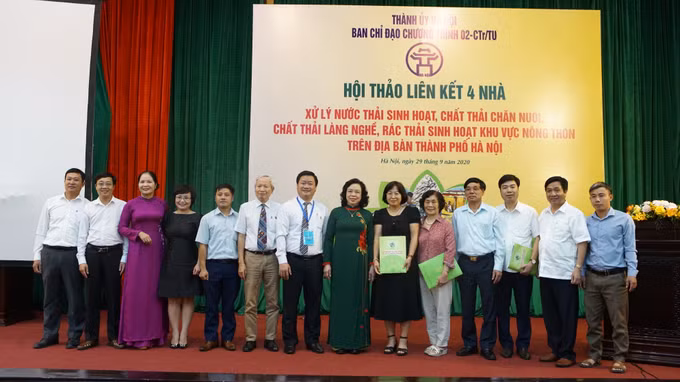 Hội thảo liên kết 4 nhà bàn giải pháp xử lý môi trường nông thôn Hà Nội ảnh 12