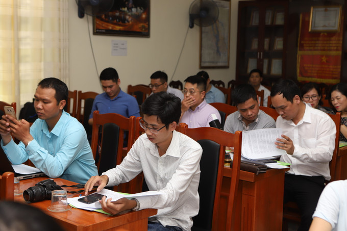 Nhiều phóng viên, nhà báo thuộc các cơ quan truyền thông của Trung ương và Thành phố Hà Nội đã đến tham gia đưa tin về sự kiện. Hà Nội giới thiệu, quảng bá sản phẩm OCOP gắn với văn hóa các tỉnh miền núi phía Bắc ảnh 5