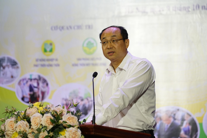 Hội thảo có sự tham dự của các chuyên gia, các doanh nghiệp nhằm kết nối giao thương, tiêu thụ sản phẩm. Hà Nội kết nối giao thương, tiêu thụ sản phẩm OCOP các tỉnh Đồng bằng sông Hồng ảnh 4