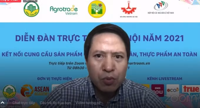 Diễn đàn trực tuyến Hà Nội 2021 - kết nối cung cầu sản phẩm OCOP và nông sản, thực phẩm an toàn ảnh 5