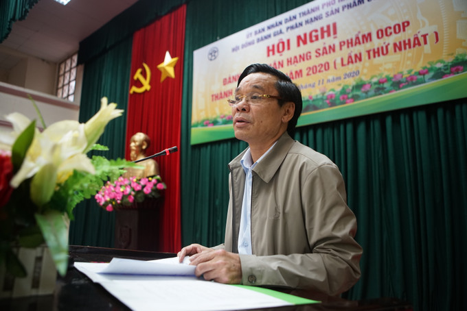 Giám đốc Sở Nông nghiệp và Phát triển nông thôn Hà Nội Chu Phú Mỹ cho biết: Để đẩy mạnh Chương trình OCOP các năm tiếp theo, Hà Nội sẽ tăng cường hoạt động xúc tiến thương mại, từ đó nhân lên giá trị sản phẩm được công nhận OCOP. Hà Nội gắn sao cho 334 sản phẩm OCOP ảnh 2