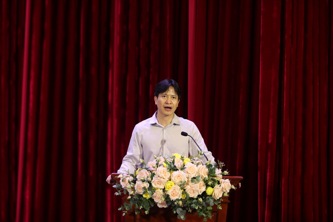 Ông Nguyễn Minh Tiến, Cục trưởng, Chánh Văn phòng Điều phối Chương trình xây dựng nông thôn mới Trung ương cho biết, các cơ quan chức năng sẽ hỗ trợ các chủ thể OCOP xây dựng thương hiệu, chuẩn hóa quy trình sản xuất, bảo đảm an toàn thực phẩm, sản xuất khép kín... Hội thảo Hà Nội kết nối giao thương, tiêu thụ sản phẩm OCOP với các tỉnh miền núi phía Bắc ảnh 9