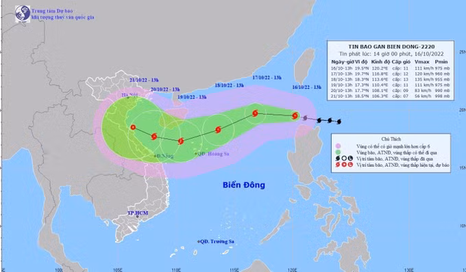 Bão Nesat sẽ đi vào Biển Đông và có khả năng mạnh thêm ảnh 1