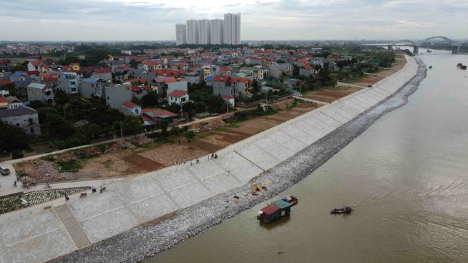 Ngành Nông nghiệp Hà Nội đã hoàn thành dự án Kè Đông Ngàn và đưa vào sử dụng từ tháng 4/2021. Ảnh: Vũ Sinh Nông nghiệp Hà Nội nỗ lực vượt khó ảnh 6