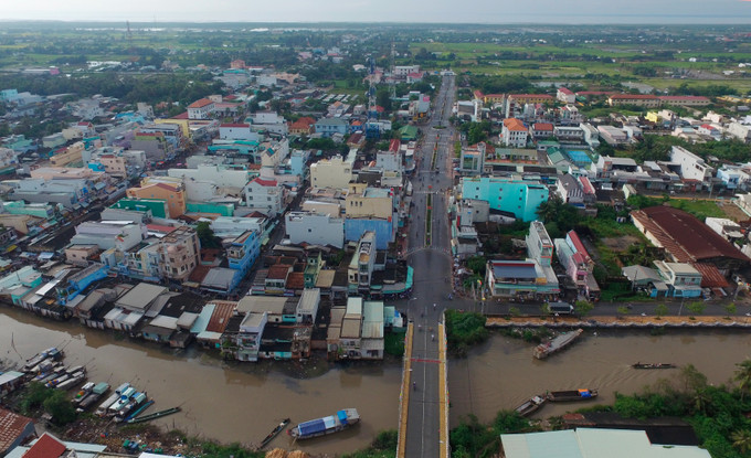 Diện mạo Thị xã Vĩnh Châu (Sóc Trăng) ngày nay. Ảnh: An Hiếu Hiệu quả chương trình mục tiêu Quốc gia giảm nghèo bền vững ở Sóc Trăng ảnh 5