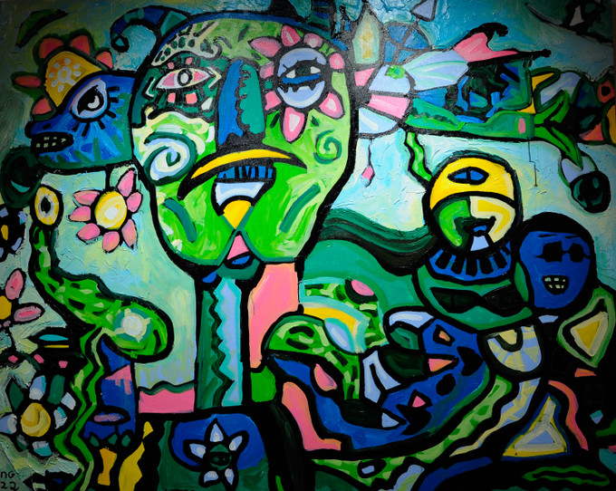 Triển lãm tranh “Những linh hồn ẩn giấu” của họa sỹ nhí dân tộc Tày Hoàng Nhật Quang ảnh 13