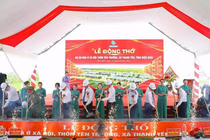 Điện Biên động thổ dự án nhà ở xã hội hơn 300 tỷ đồng
