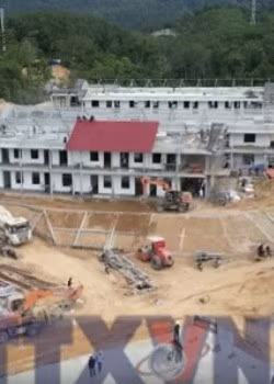 Những ngôi trường liên cấp đang dần thành hình nơi vùng biên Đà Nẵng