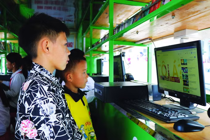 Văn hóa đọc đến với học sinh vùng cao biên giới ảnh 2