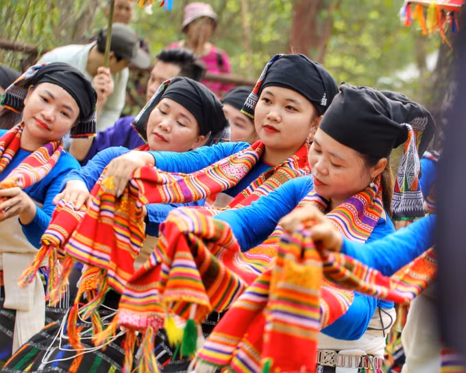 Tái hiện Lễ Chá Mùn của người Thái đen (Thanh Hóa) ảnh 14