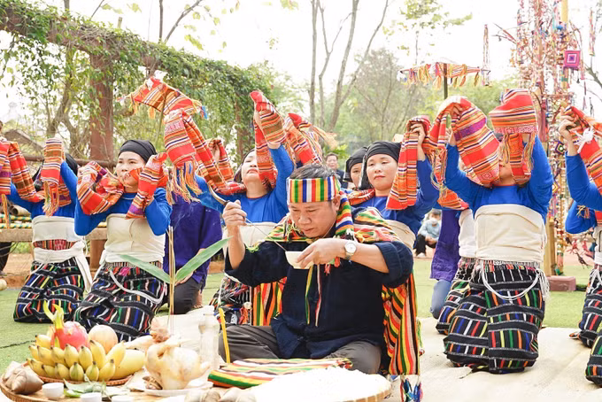 Tái hiện Lễ Chá Mùn của người Thái đen (Thanh Hóa) ảnh 8