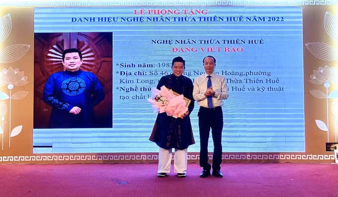 Thừa Thiên - Huế: Vinh danh nghệ nhân cống hiến cho sự phát triển của nghề thủ công mỹ nghệ ảnh 4