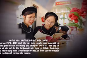 Những ngôi trường mới nơi biên cương
