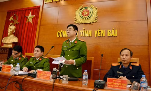 Họp báo thông báo kết quả điều tra vụ án giết người tại trụ sở tỉnh uỷ Yên Bái