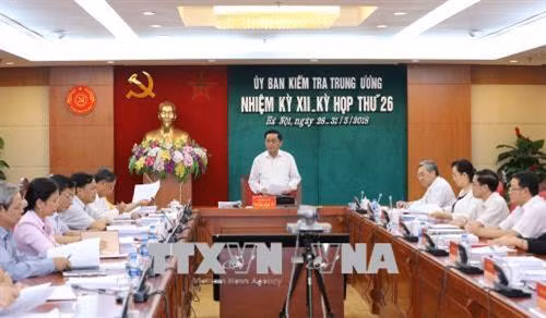 Thông báo về Kỳ họp 26 của Ủy ban Kiểm tra Trung ương
