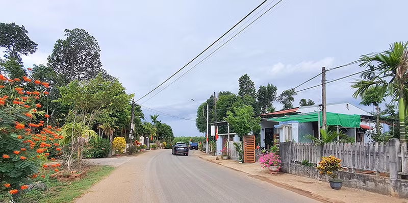 Chương trình xây dựng nông thôn mới đem lại diện mạo mới cho xã Cam Chính, huyện Cam Lộ. Ảnh: baoquangtri.vn