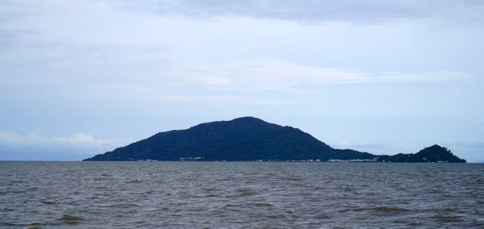 Trong ảnh: Trung tâm hành chính Đặc khu Kiên Hải, tỉnh An Giang đặt tại đảo Hòn Tre.
