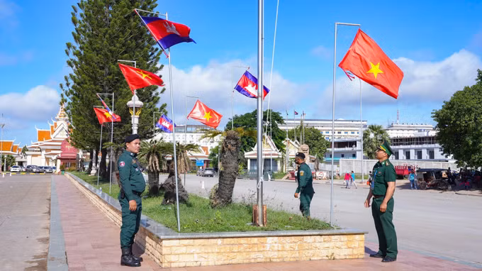Bộ đội Biên phòng tỉnh Tây Ninh tăng cường giao lưu đối ngoại biên phòng, xây dựng đường biên giới hòa bình, hữu nghị và hợp tác phát triển giữa Việt Nam và Campuchia.