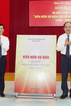 Ra mắt cuốn sách Biên niên sự kiện lịch sử Đảng bộ tỉnh Yên Bái (1945 - 2020)